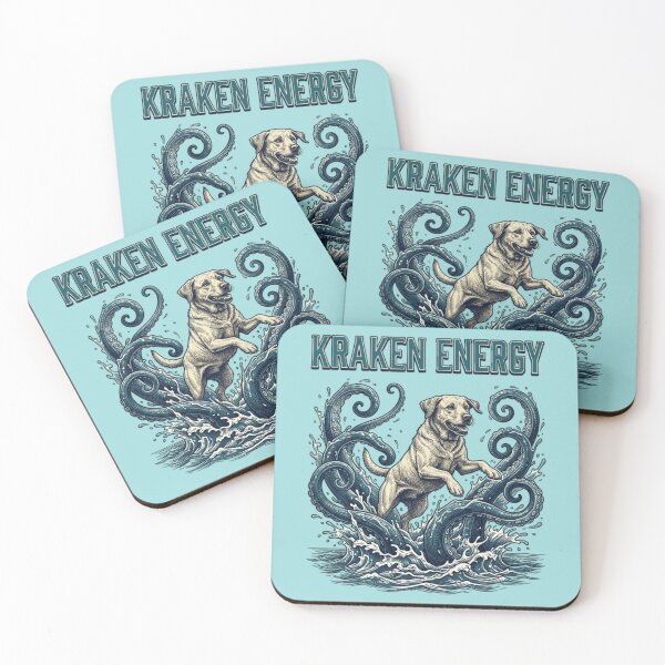Item preview, Kraken Energy Funny Labrador Pool Mythology Dog Funny Dog Owner Gift designed and sold by FurRealStudioCo.