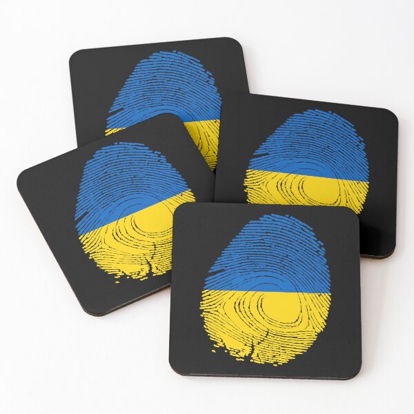 Item preview, Ukraine Flag Fingerprint designed and sold by Azeecreate009.