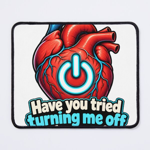 Item preview, Have You Tried Turning Me Off and On Again Heart designed and sold by JAZZY-DESIGN.