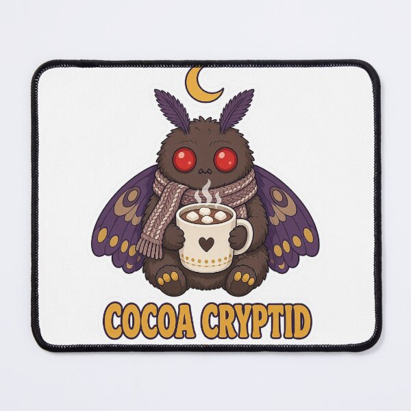 Item preview, Cocoa Cryptid Cozy Mothman designed and sold by Taylor Brew Studio.
