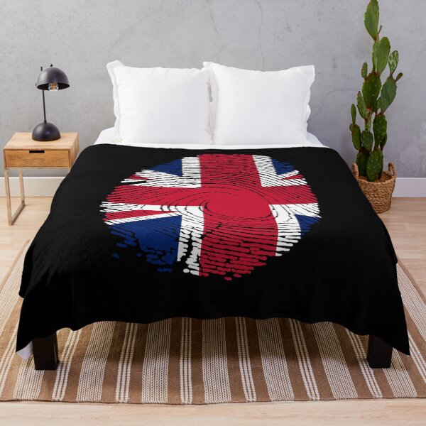 Item preview, United Kingdom Flag Fingerprint designed and sold by Azeecreate009.