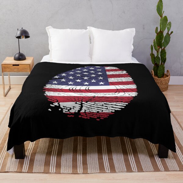 Item preview, USA Flag Fingerprint designed and sold by Azeecreate009.