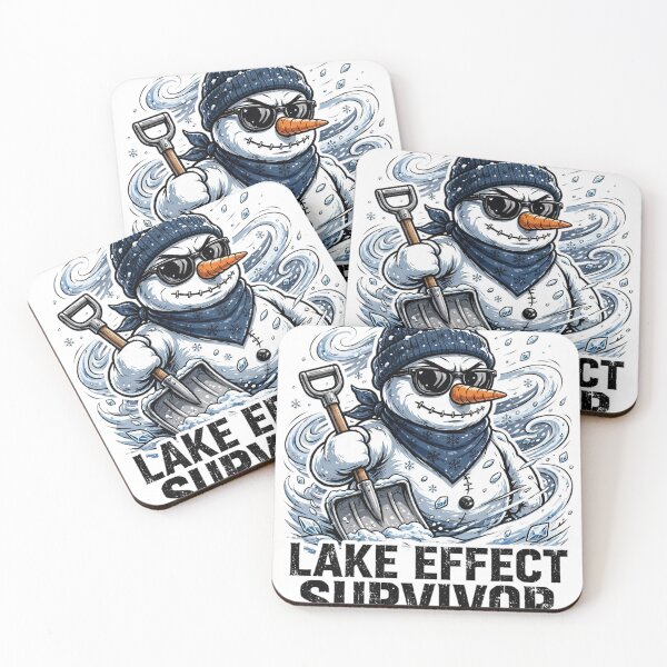 Item preview, Lake Effect Survivor Erie PA - Funny Snowman designed and sold by LakeEffectDesigns.
