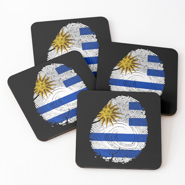Item preview, Uruguay Flag Fingerprint designed and sold by Azeecreate009.