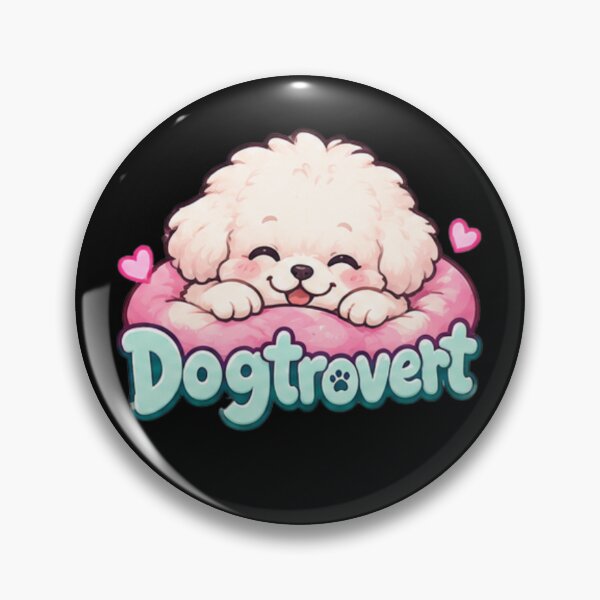 Item preview, Dogtrovert and Bichon Frisé designed and sold by DamioPolArt.