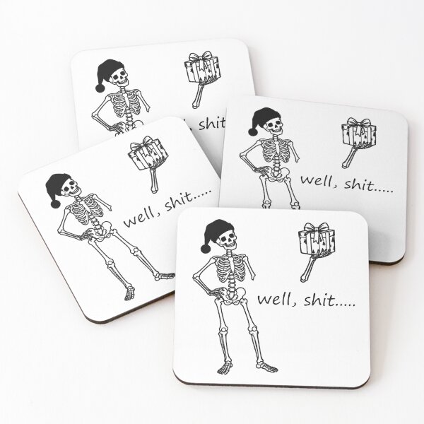 Item preview, Funny Christmas Humor Skeleton designed and sold by Mado Shop.