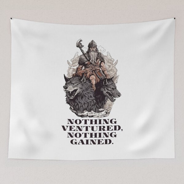 Item preview, Nothing ventured, nothing gained! (Viking Design) designed and sold by lovewhatyoudo.
