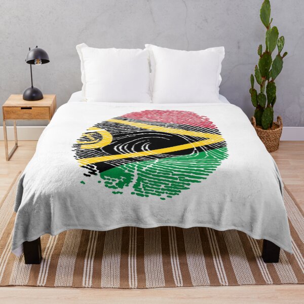 Item preview, Vanuatu Flag Fingerprint designed and sold by Azeecreate009.