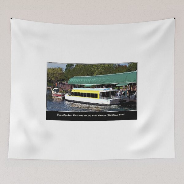 Item preview, Friendship Boat, Complimentary Water Taxi, EPCOT, World Showcase, Walt Disney World designed and sold by AMacGPhilly.