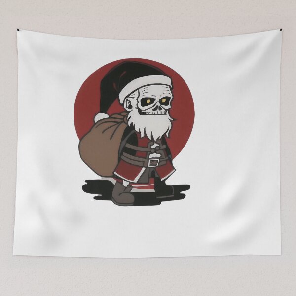 Item preview, Spooky Skeleton Santa Claus designed and sold by For-Cat Studio.