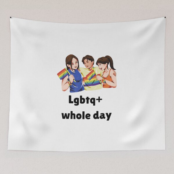 Item preview, LGBTQ Pride All Day Inclusive Community Art designed and sold by CraftyUniverse.