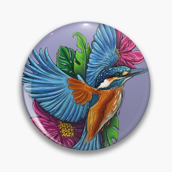 Item preview, Colourful Kingfisher  designed and sold by EpicDemonKitty.