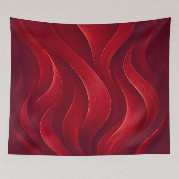 Item preview, Brushed Red Metallic Flames Abstract designed and sold by Sybille-Yates.