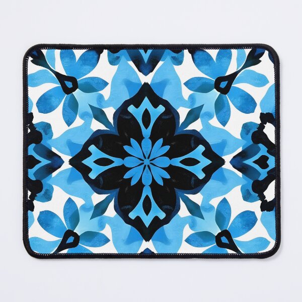 Item preview, Blue and Black Floral  designed and sold by GraphicsClub.