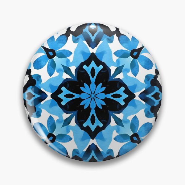 Item preview, Blue and Black Floral  designed and sold by GraphicsClub.