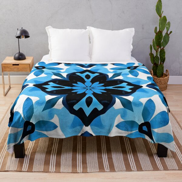 Item preview, Blue and Black Floral designed and sold by GraphicsClub.