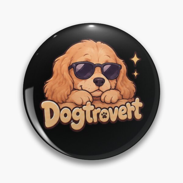 Item preview, Dogtrovert and funny Cocker Spaniel designed and sold by DamioPolArt.