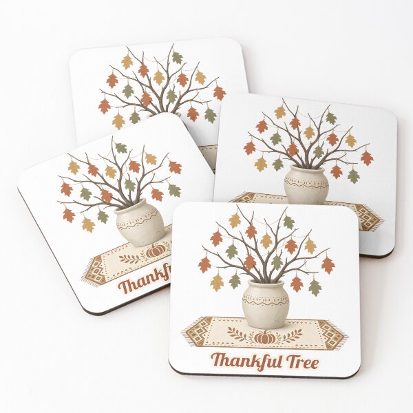 Item preview, Thankful Tree Paper Leaf Gratitude Branch Sticker designed and sold by Freckled-Monkey.