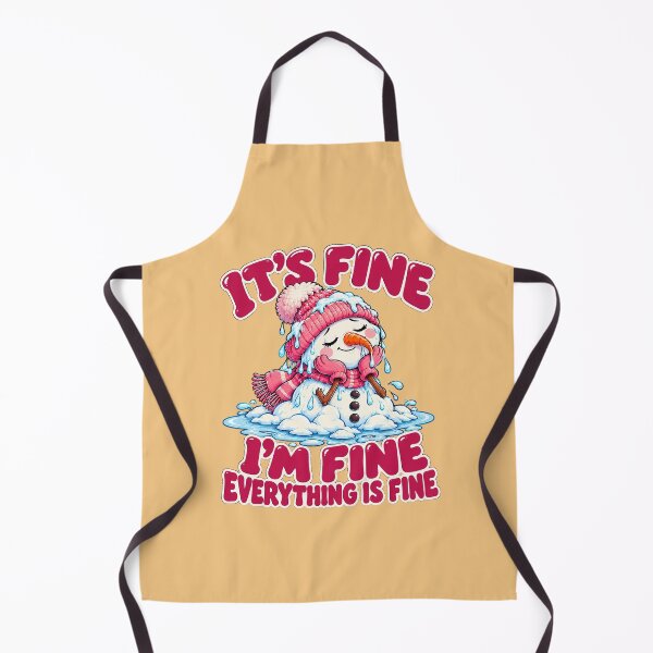 Item preview, It's Fine I'm Fine Everything is Fine Snowman designed and sold by Endless7Art.