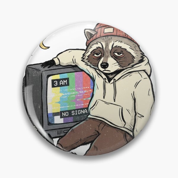 Item preview, Sleepy Raccoon 3AM Vintage Graphic designed and sold by SurfLab.