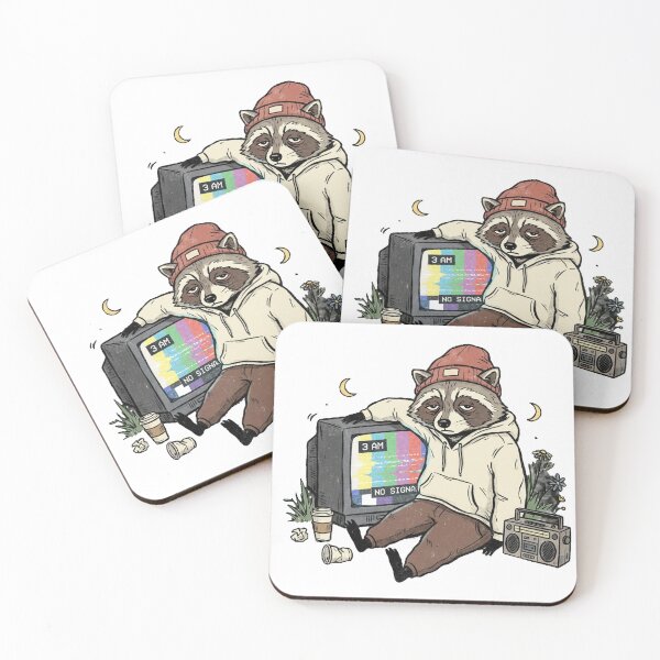Item preview, Sleepy Raccoon 3AM Vintage Graphic designed and sold by SurfLab.