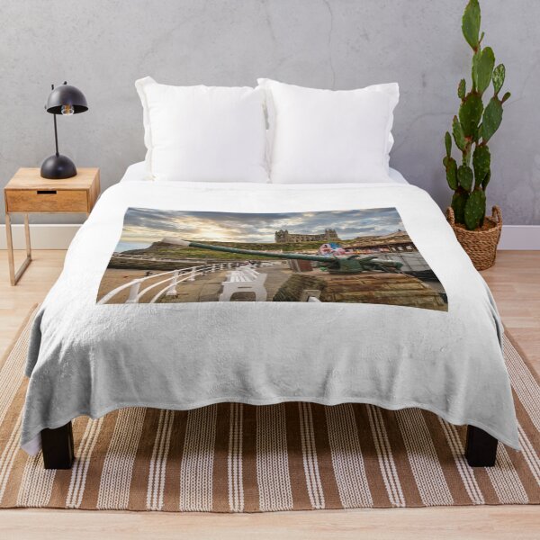 Item preview, Whitby Abbey and the Seaside Cannon designed and sold by Astute-Artio-Photography.