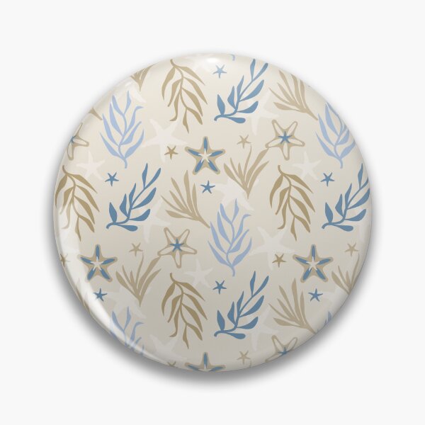 Item preview, Seashore Seaweed and Starfish Beach Pattern designed and sold by Angela Dow.