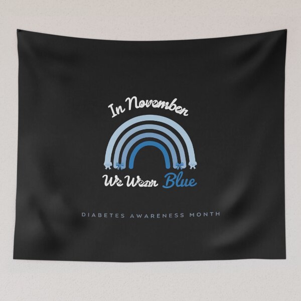 Item preview, November Diabetes Awareness Blue Rainbow designed and sold by dragonbol023.
