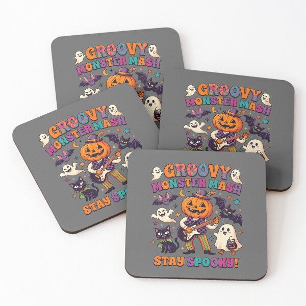 Item preview, Groovy Monster Mash Stay Spooky Retro Halloween designed and sold by souque08.