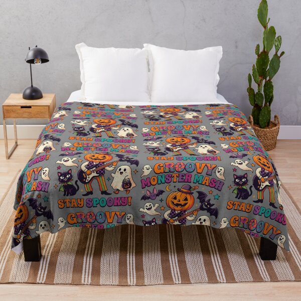 Item preview, Groovy Monster Mash Stay Spooky Retro Halloween designed and sold by souque08.