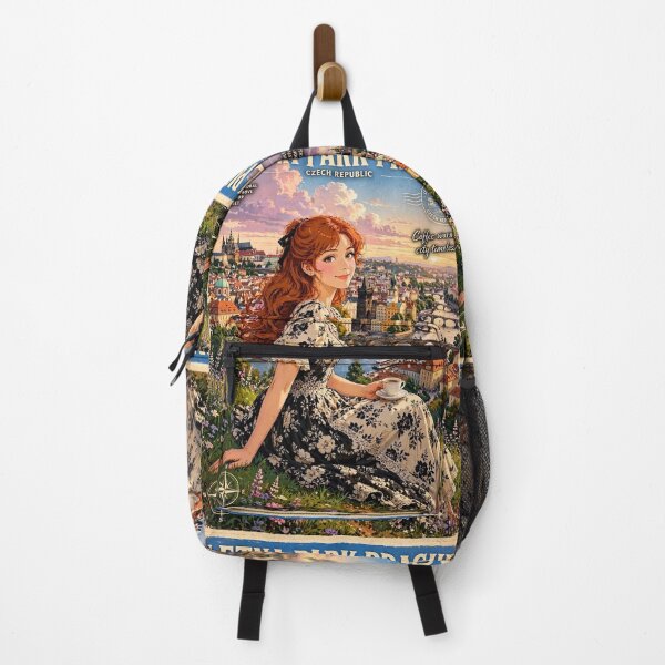 Item preview, Czech Republic — Prague Letná Park — Coffee Above the Golden City designed and sold by DibujandoPorfa.