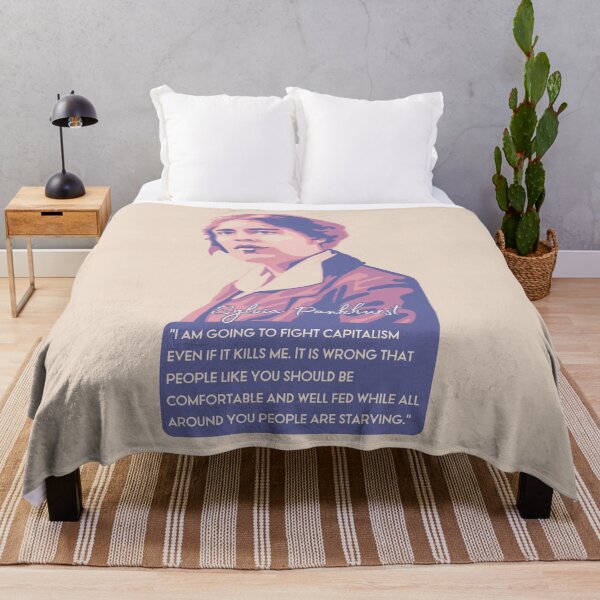 Item preview, Sylvia Pankhurst Portrait and Quote designed and sold by Unhinged Heather.