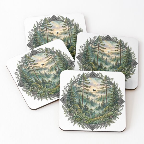 Item preview, Forest wreath art designed and sold by urbanshop7.