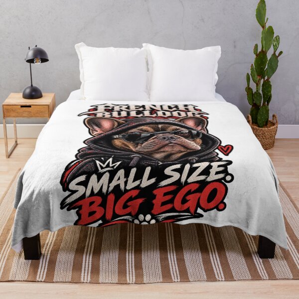 Item preview, French Bulldog Small Size Big Ego Cool Dog designed and sold by CrazySzoopWorld.