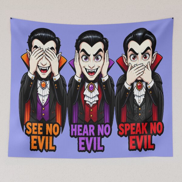 Item preview, COUNT DRACULA SEE NO EVIL DESIGN 2 designed and sold by DigitalandPhoto.