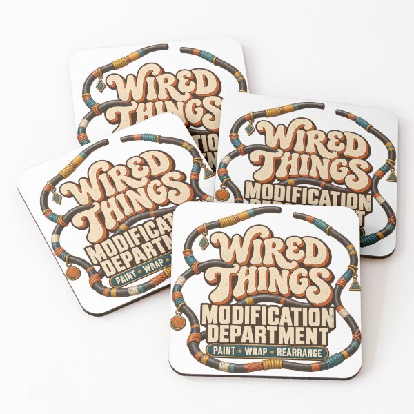 Item preview, Wired Things Modification Department – Retro Custom Tech designed and sold by Golden Era Studio.