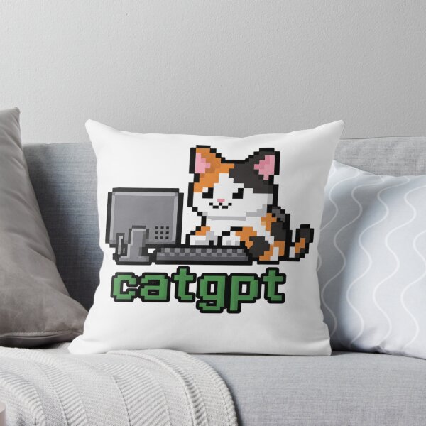 Item preview, CatGPT Pixel Cat designed and sold by LuloCreative.