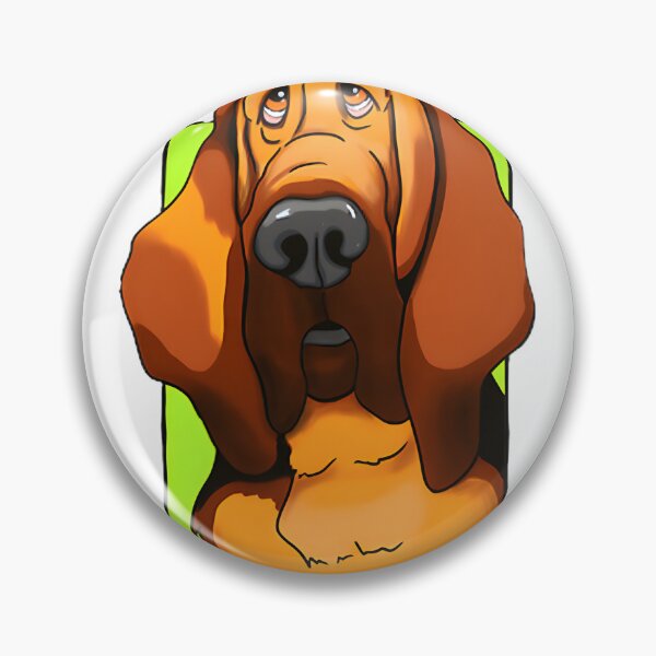 Item preview, Bloodhound SA Dog Breed Illustration with Detailed Features and Bold Design designed and sold by JayRani.
