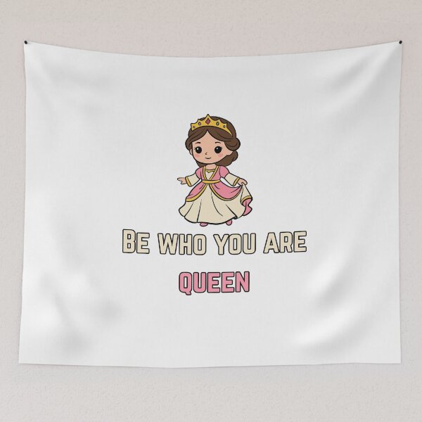 Item preview, Be Who You Are Queen Empowerment Illustration designed and sold by CraftyUniverse.