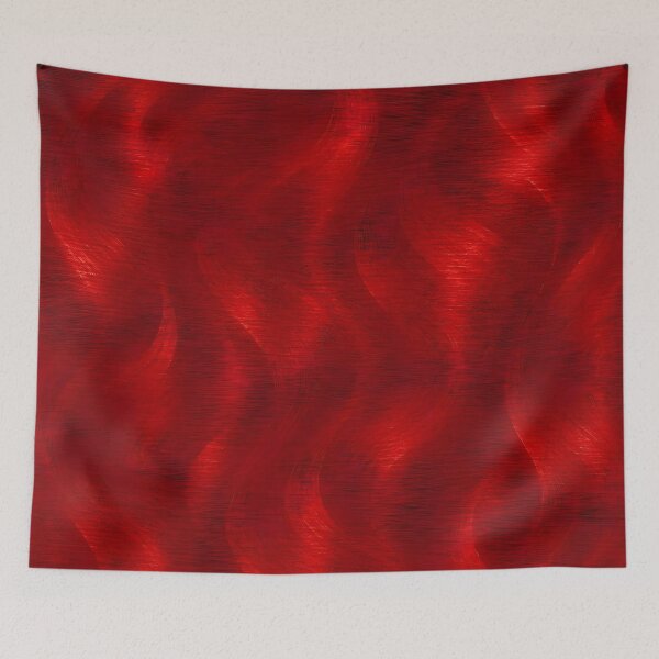 Item preview, Brushed Red Metallic Flames Abstract designed and sold by Sybille-Yates.