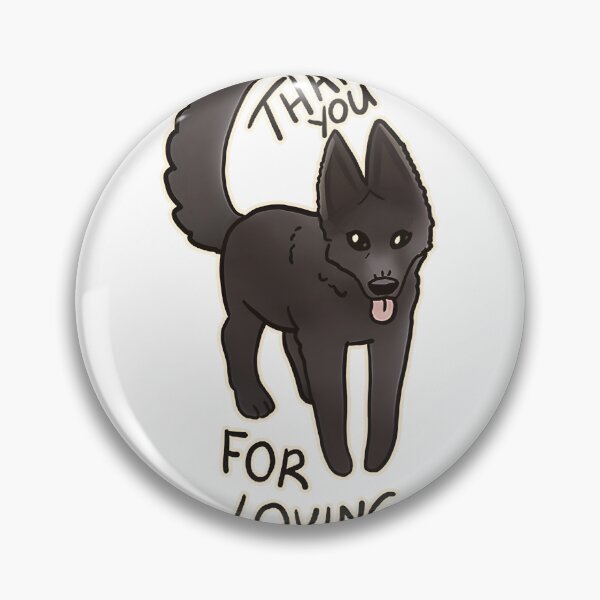 Item preview, Thank You for Loving Me Cute Doggo Sticker for Dog Lovers designed and sold by JayRani.