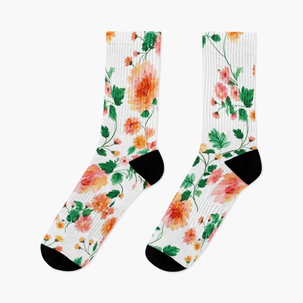 Item preview, Watercolor Coral Floral Seamless Pattern Soft Botanical Art    designed and sold by MAGICKEY2024.