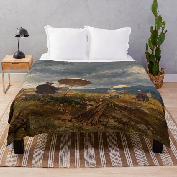 Item preview, Vintage Landscape Wall Art, Artists Sketching in the White Mountains by Winslow Homer, American Impressionist Painting designed and sold by RickE.