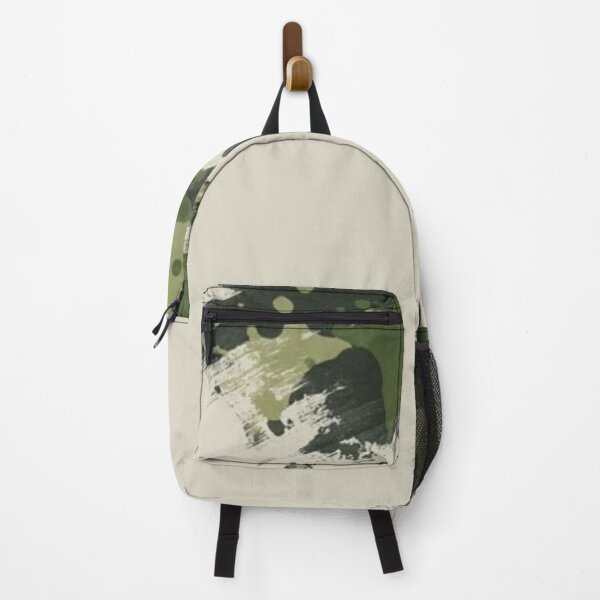 Item preview, Military Camouflage Brush Stroke Border — Tactical Olive Green & Khaki Design designed and sold by LYAN-STORE.