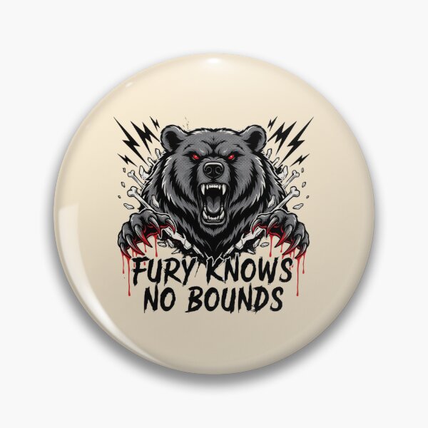 Item preview, Bear - Fury Knows No Bounds designed and sold by 123ks.