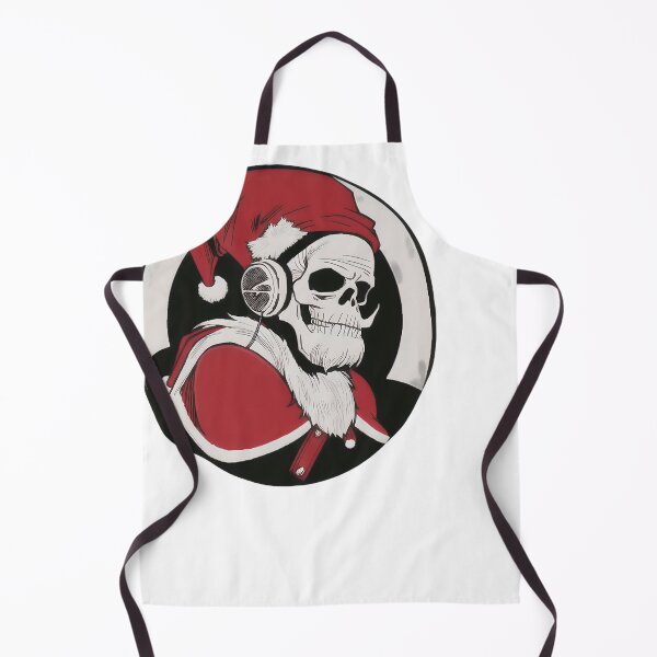 Item preview, Skull Santa with Headphones designed and sold by For-Cat Studio.
