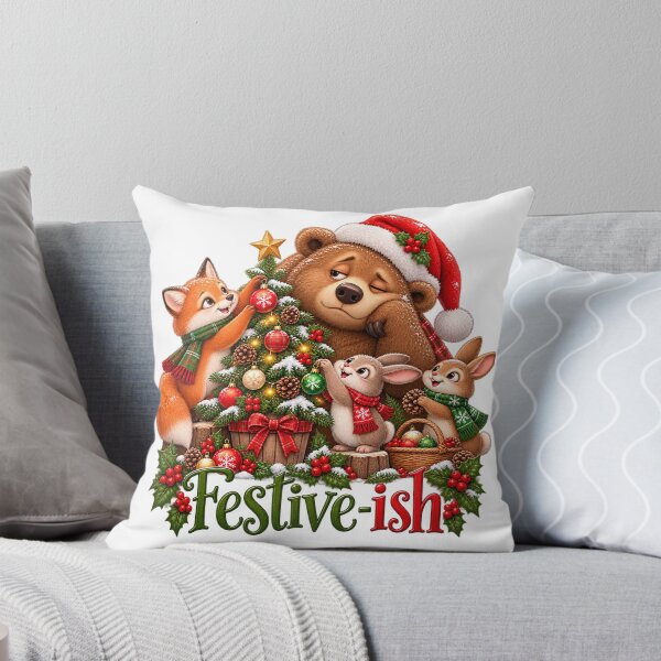 Item preview, Festive-ish Grumpy Christmas Bear designed and sold by J-CCreations.