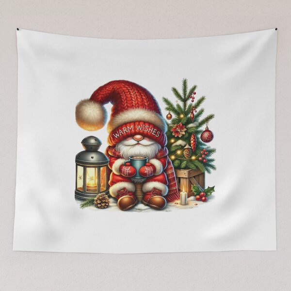 Item preview, Warm Wishes Christmas Gnome  designed and sold by chicdeboutique.