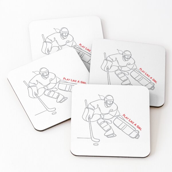 Item preview, Play Like A Girl - Goalie (red) designed and sold by RichardsSignCo.
