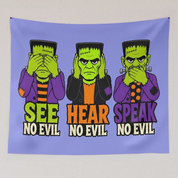 Item preview, FRANKENSTEINS MONSTER SEE NO EVIL DESIGN 1 designed and sold by DigitalandPhoto.